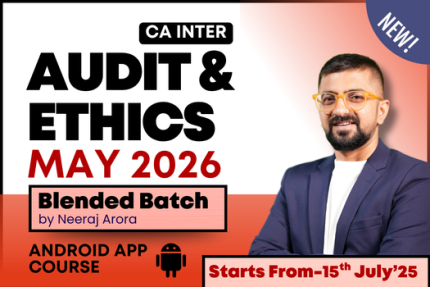 CA Inter Audit Blended Batch for May 2026 - Android App Classes