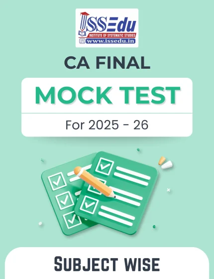 Mock Test for CA Final Per Subject (2025 - 26)