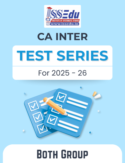 Test Series for CA Inter Both Group (2025 - 26)