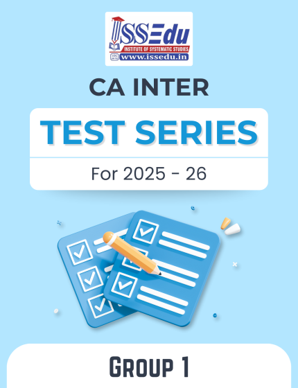 Test Series for CA Inter Group 1 (2025 - 26)