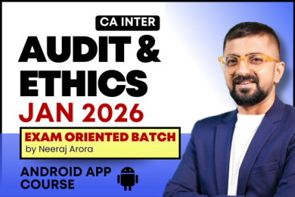 CA Inter Audit Exam Oriented Fast Track for January 2026 - Android App Classes